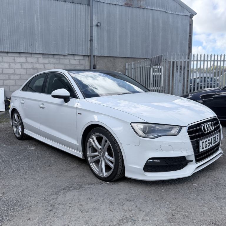 2014 AUDI A3 2.0 TDI S line Saloon White