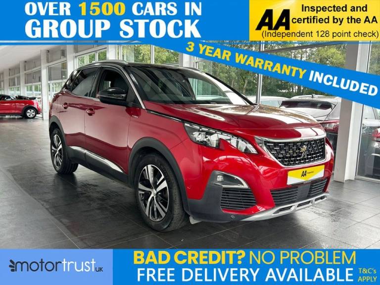 2020 Peugeot 3008 1.2 PureTech GT Line 5dr EAT8 HATCHBACK PETROL Automatic