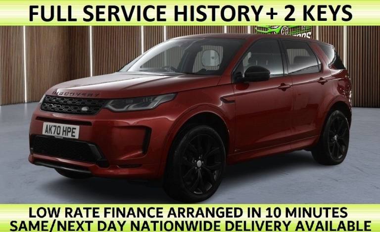 2020 70 LAND ROVER DISCOVERY SPORT 1.5 P300E 12.2KWH R-DYNAMIC SE SUV 5DR PETROL