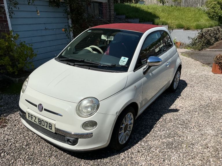 Fiat, 500, Convertible, 2010, Manual, 1368 (cc), 3 doors
