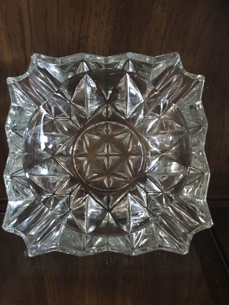 House Clearance - Crystal Ashtray 