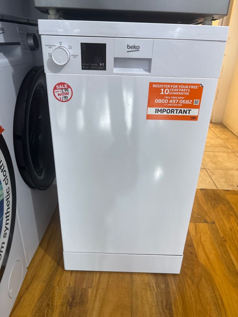 New slim line dishwashers all colours all top makes