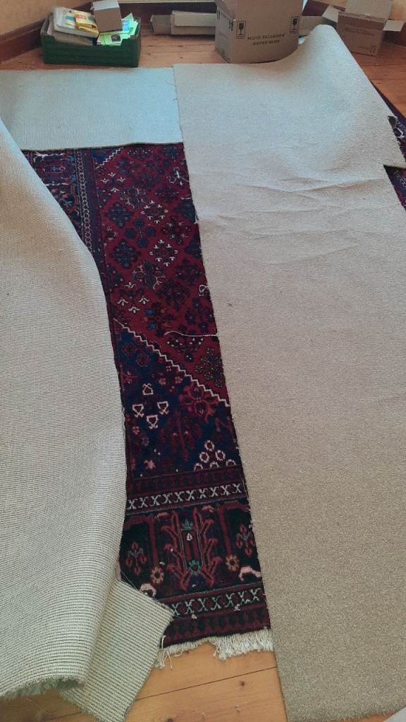 Carpet offcuts - new - beige, fawn
