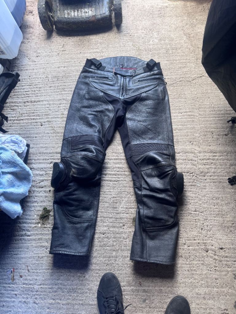 Hein Gericke trousers size 34 well used  Will do someone a turn Delivery possible 