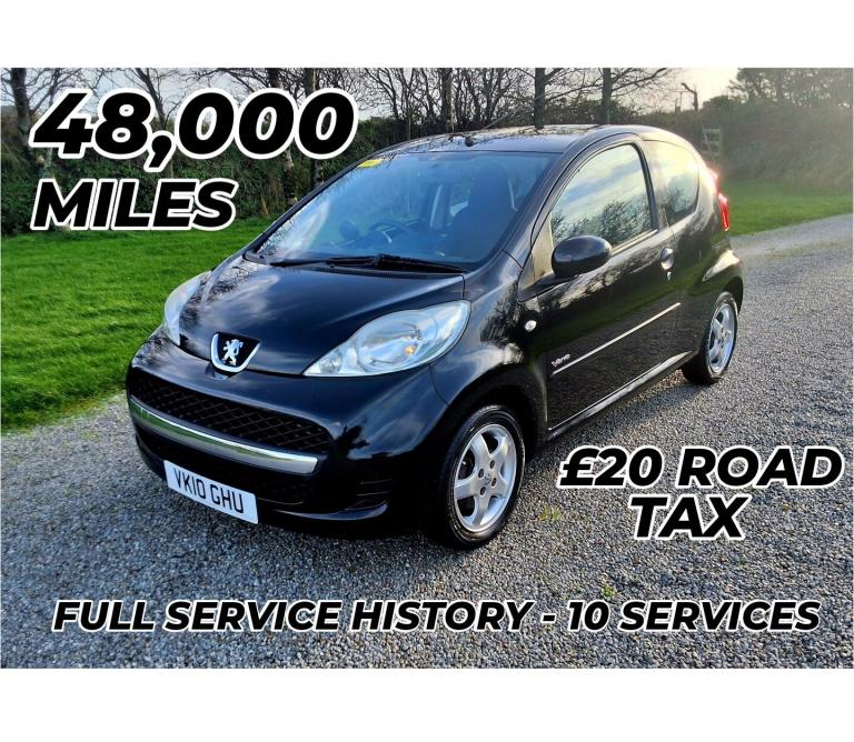2010 Peugeot 107 1.0 Verve 3dr HATCHBACK Petrol Manual