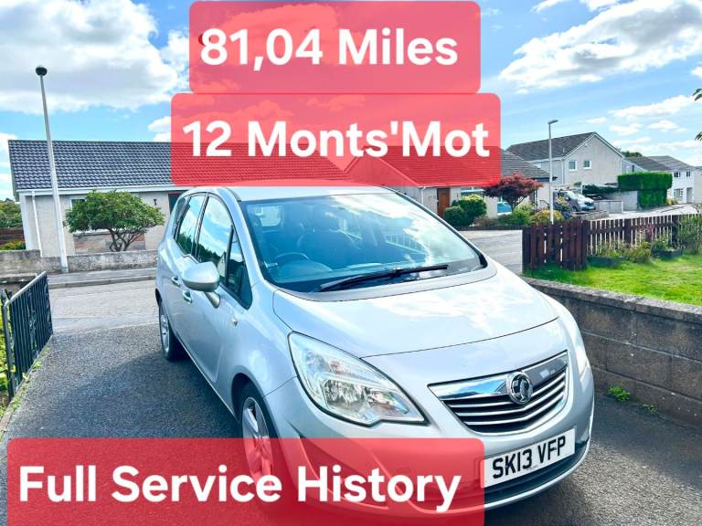 Vauxhall, MERIVA, MPV, 2013, Manual, 1398 (cc), 5 doors
