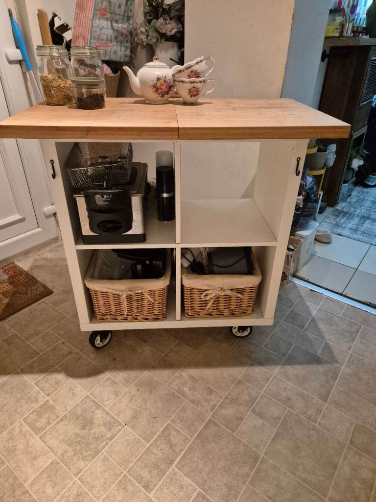 Vintage Retro Style Country Cottage Style Hand-made Kitchen island Breakfast Bar