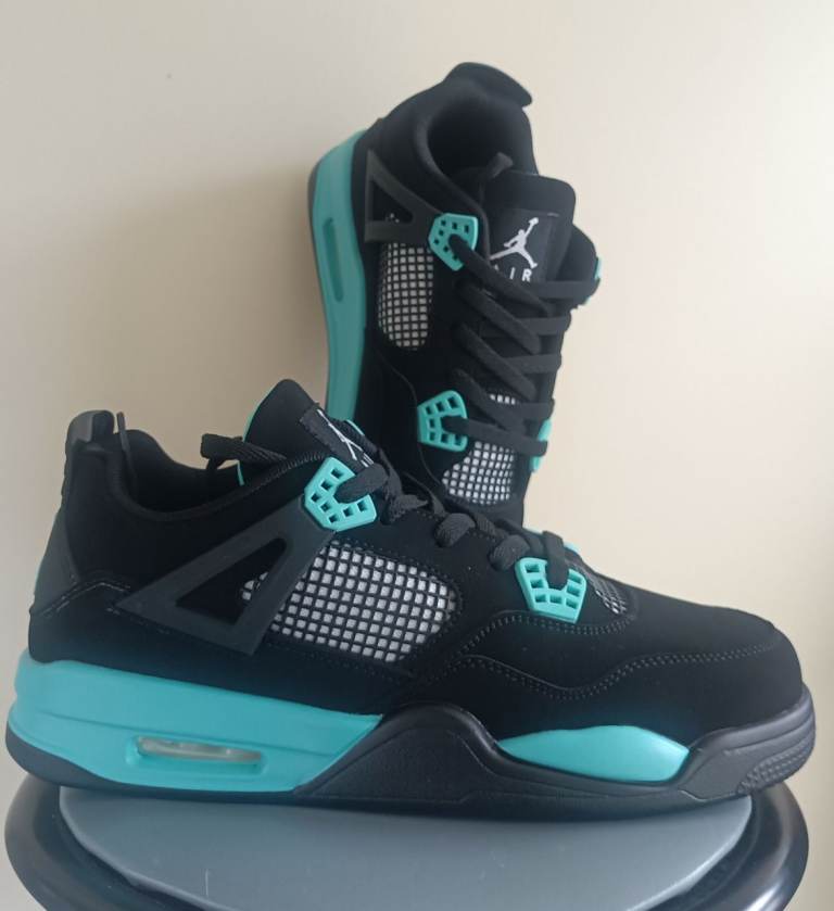 Nike Air Jordan 4 Black Blue NEW