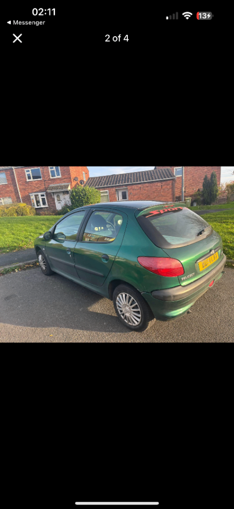 Peugeot, 206, Hatchback, 2001, Other, 1360 (cc), 5 doors