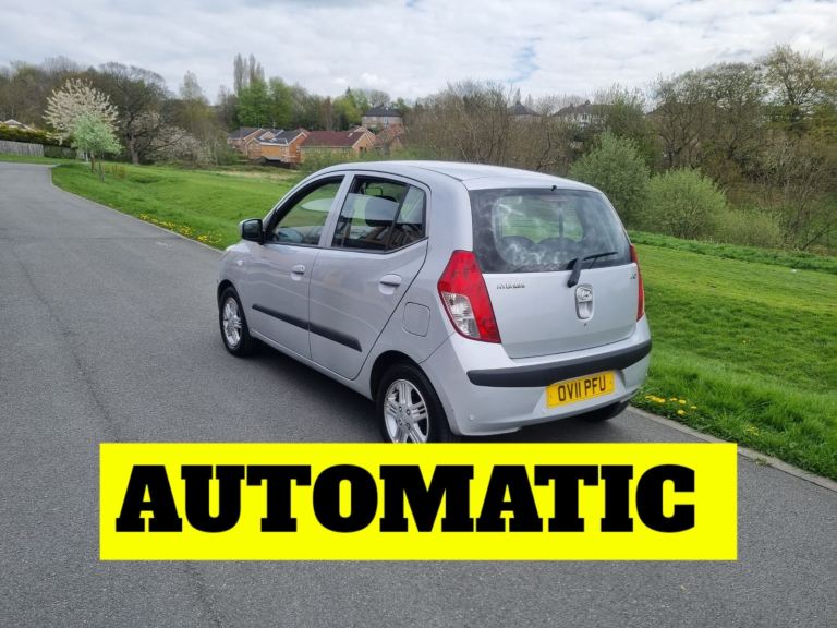 2011 HYUNDAI I10 AUTOMATIC COMFORT LONG MOT ULEZ FREE IDEAL NEW DRIVER