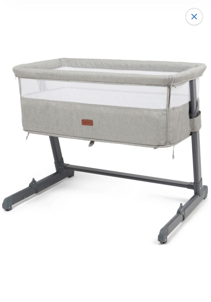 Baby cot bed with mattress and 2 bedsheet