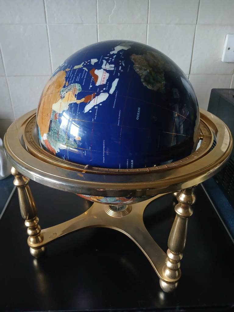 Large Gemstone Globe