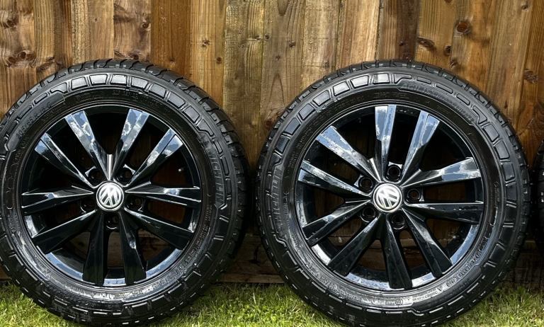 Vw transporter t5.1  16 inch Clayton alloy wheels in Black