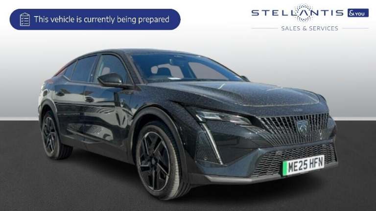 2025 Peugeot 408 158kW GT 58kWh 5dr Auto HATCHBACK ELECTRIC Automatic