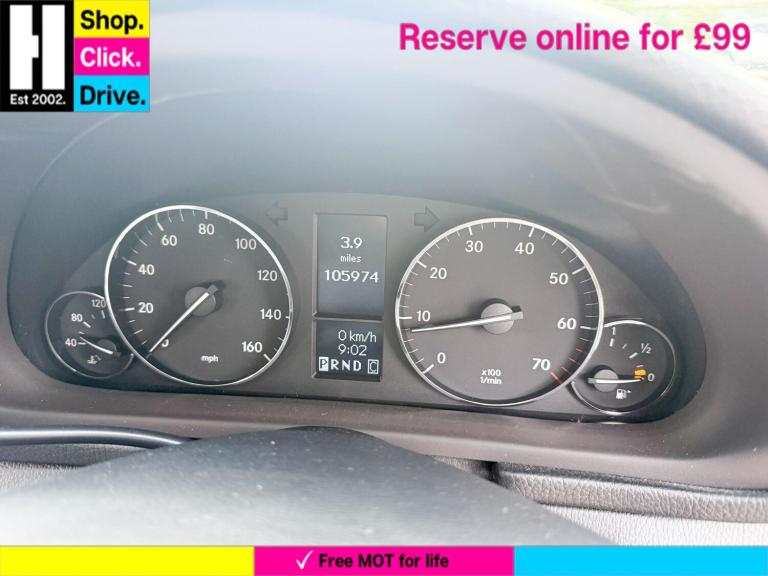 2006 Mercedes-Benz C Class 1.8 C180 Kompressor Avantgarde SE Saloon 4dr Petrol Automatic (193 g/k...