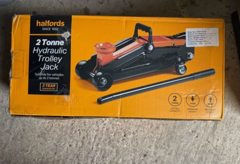 Trolley jack halfords 2 tonne 