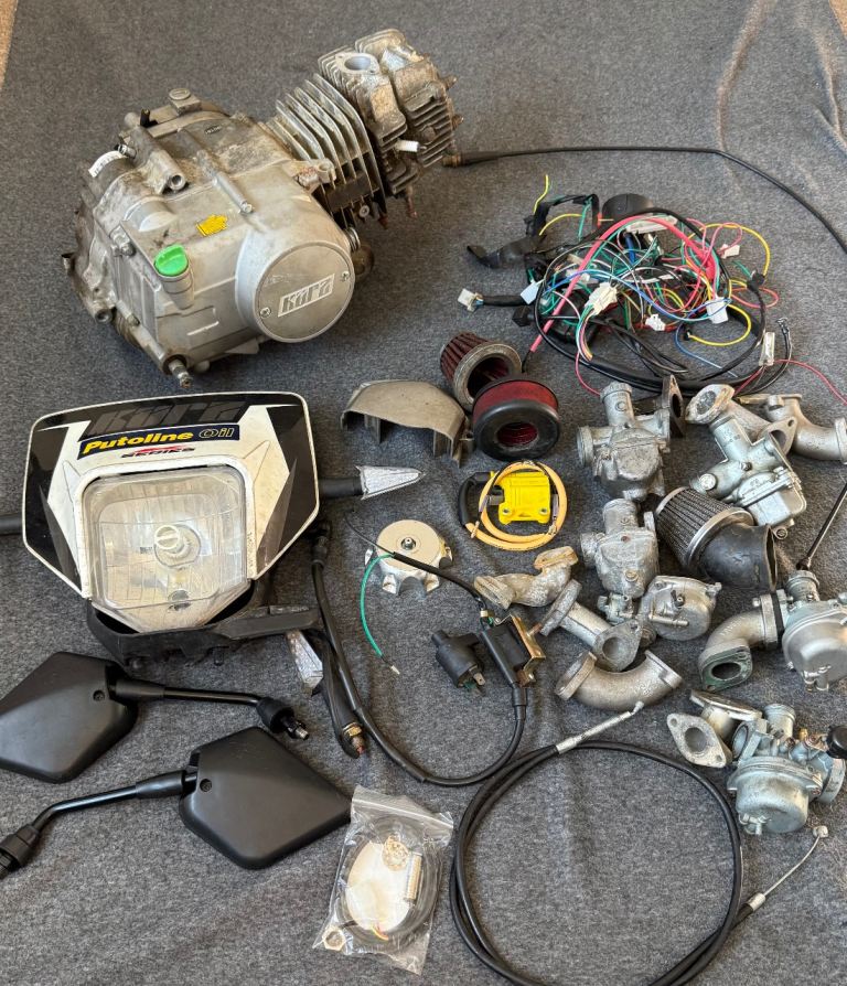Pitbike bundle Kurz rt1 125 cc parts carb pitbike / quad road legal 110 150