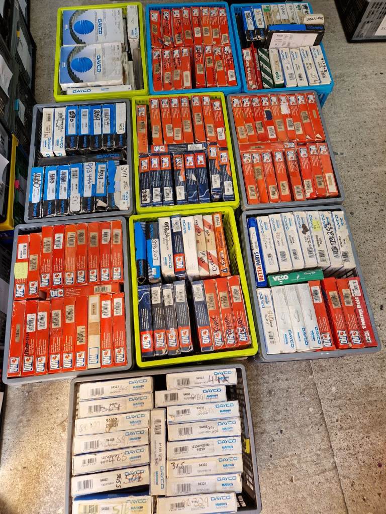 Car Timing Belts Job Lot of 160