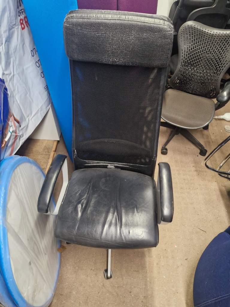 Ikea markus high back chair fairly used (4 available)