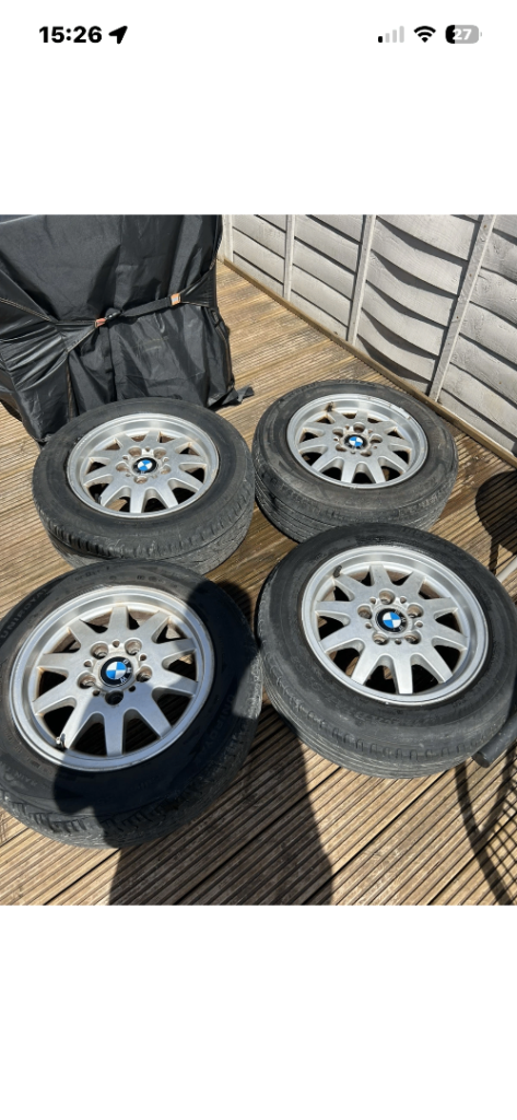 BMW E36 E46 1 3 Series 1990-2005 Alloy Wheel Style 28 1182607 7J 15"  205/60/15 