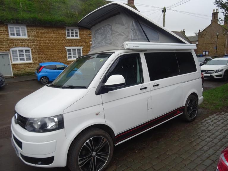VW Camper King Monte Carlo T5 T28 2012 4 Berth Pop Top Camper Van For Sale