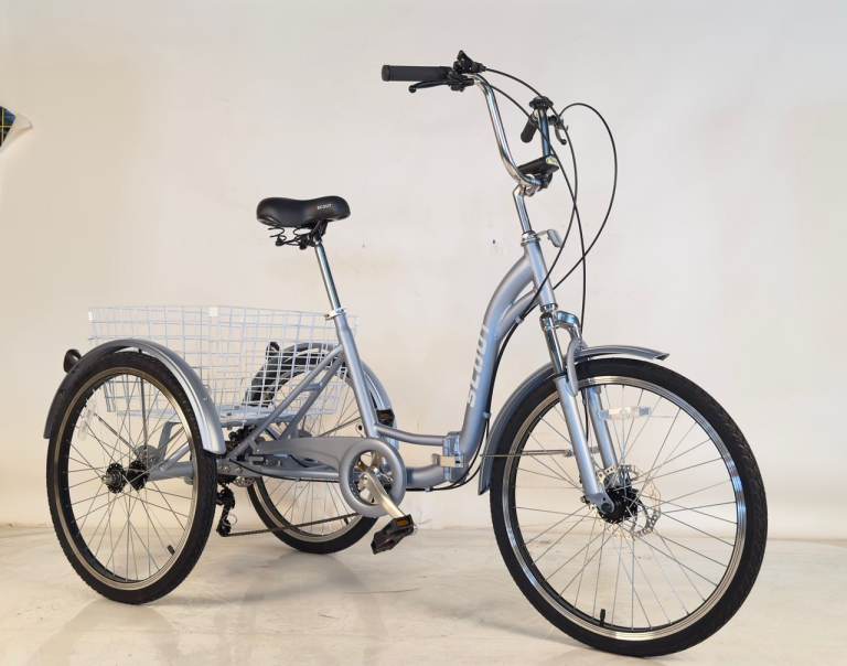 Adults tricycle, 24″ wheels, folding tricycle, scout tricycle, adult trike