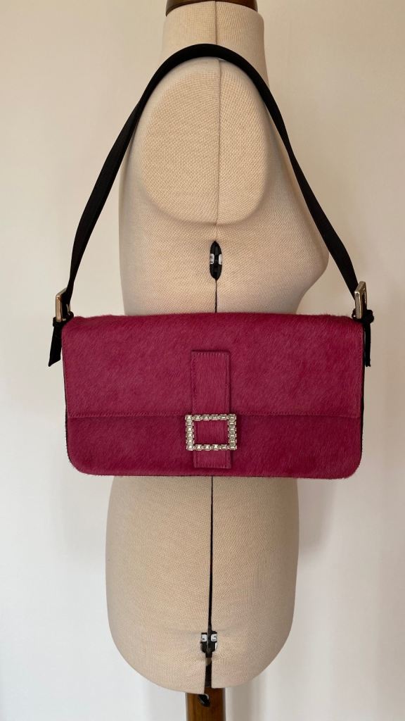 Ladies evening shoulder bag by Beverly Feldman. 