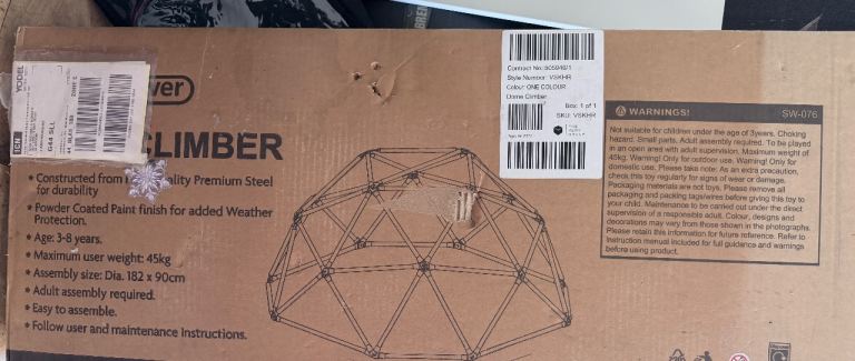 Brand New Kids Geodesic Dome Climber – Outdoor Play