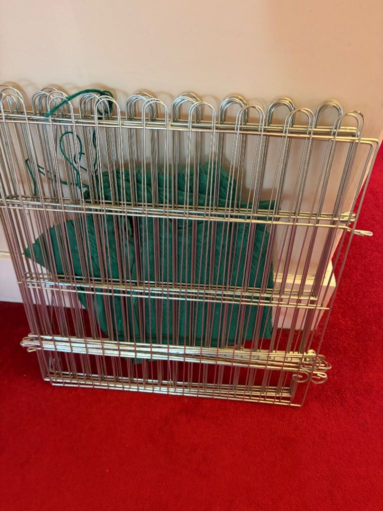 Outdoor small animal cage.