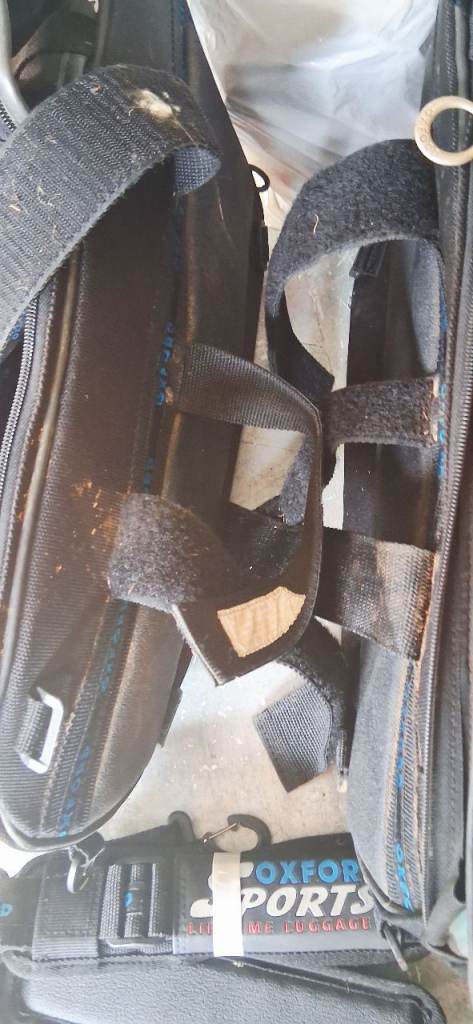 PAIR OF Oxford Lifetime Luggage Sports Panniers Black Saddle Motorcycle Bag