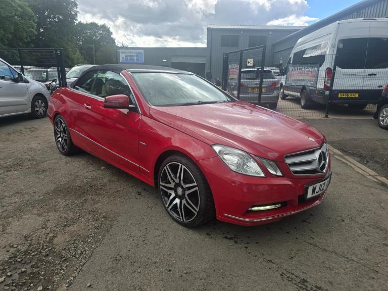 2012 Mercedes-Benz E Class E220 CDI BlueEFFICIENCY SE 2dr Tip Auto CONVERTIBLE Diesel Automatic