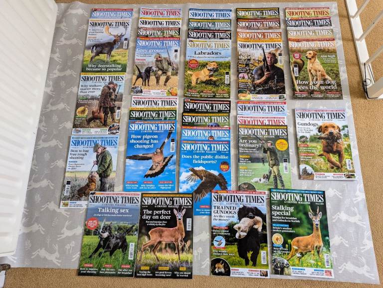 SHOOTING TIMES & COUNTRY MAGAZINE X 35 COPIES - ALL in Excellent Used Condition