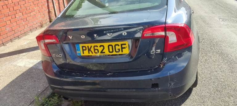 Volvo S60 ES NAV D3 2.0 Auto PK62OGF Jan 2013 Blue