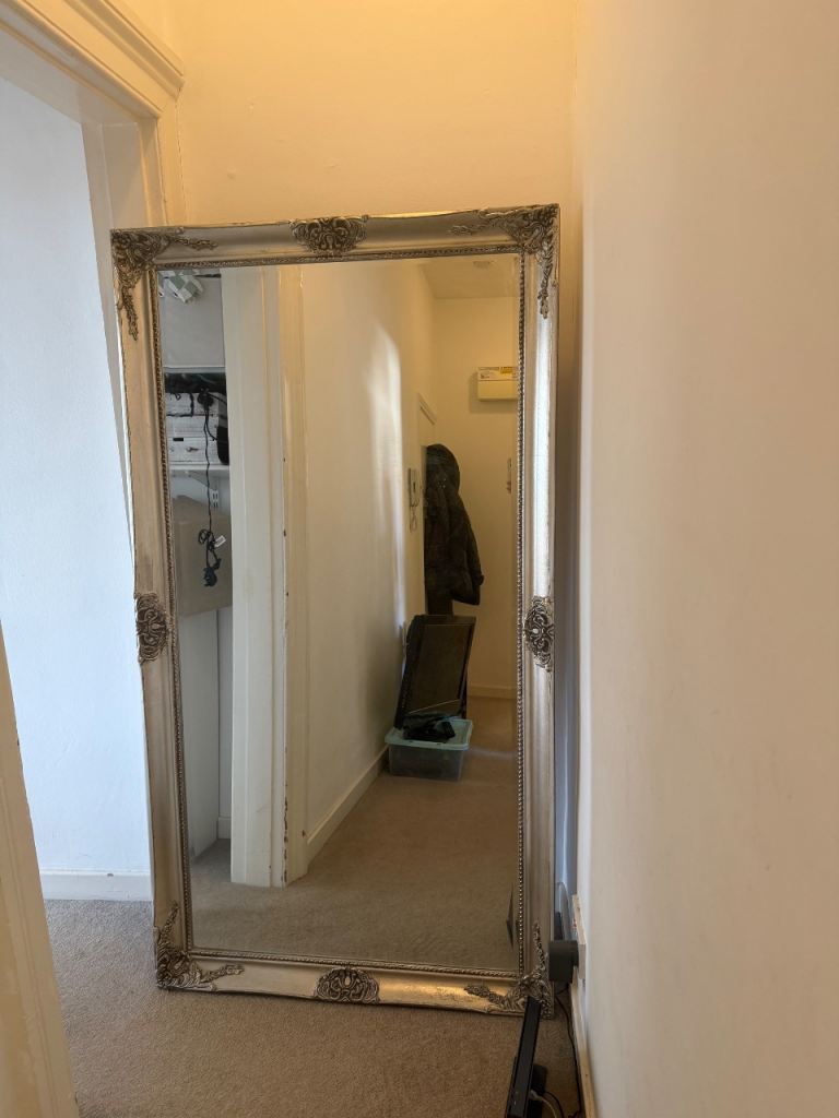 Antique gold mirror