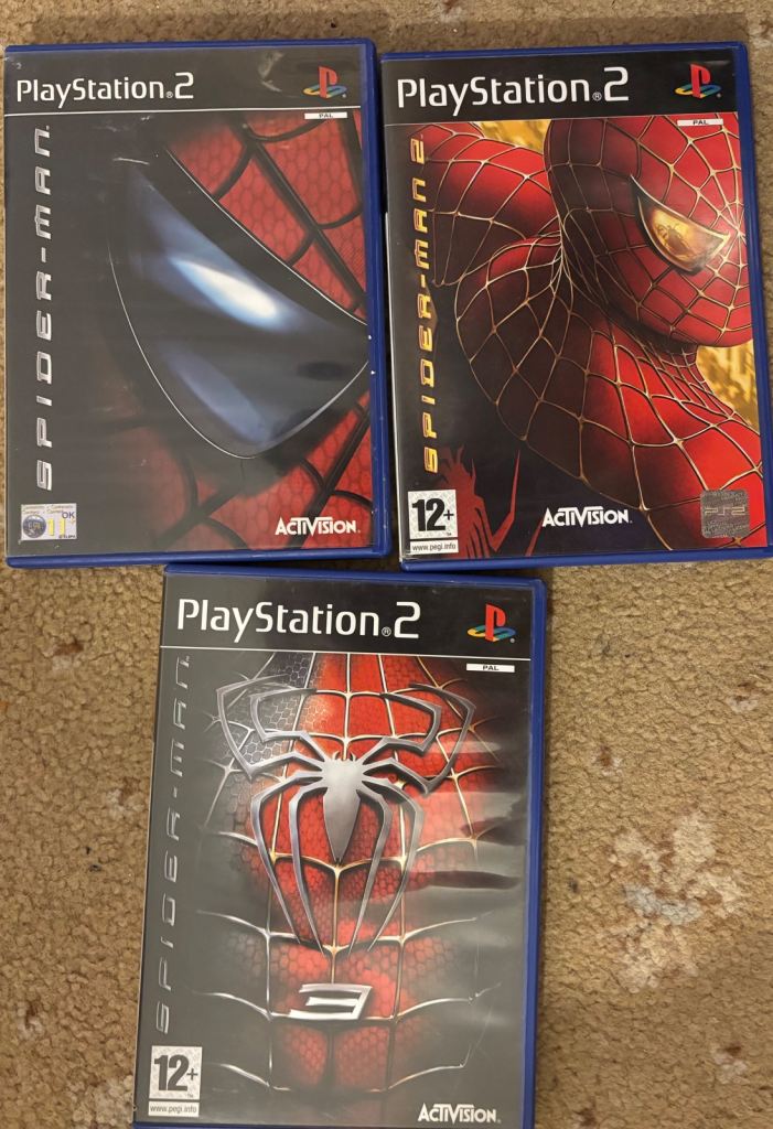 PlayStation 2 - Spider-Man Games.  pS2