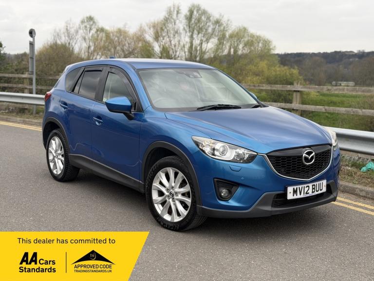 2012 MAZDA CX-5 2.2D 175 SPORT NAV AUTO AWD EURO 6 ULEZ BLUE FSH HPI CLEAR