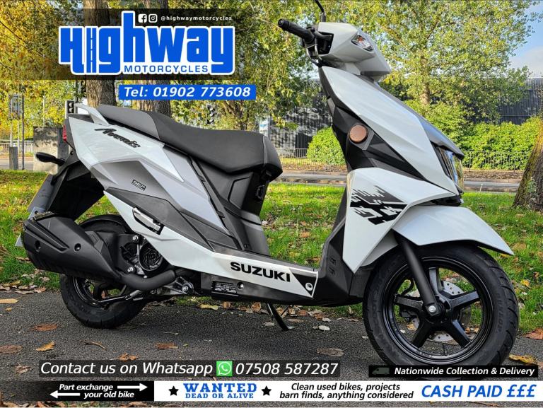 2024 Suzuki AVENIS 125 (471 Miles) with Warranty & 12 Months MOT