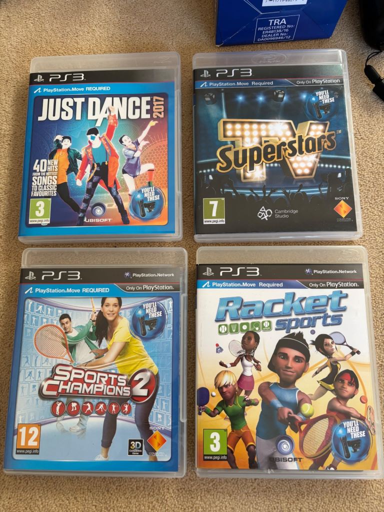 PlayStation Move, camera and games