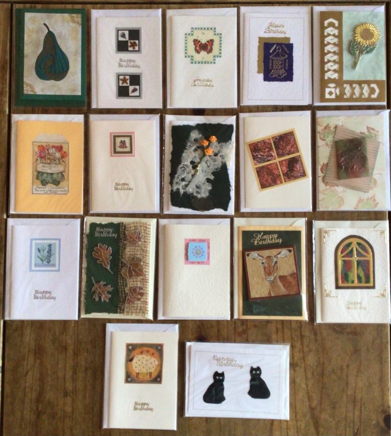 17 Handmade Assorted Birthday Greetings Cards Size A6