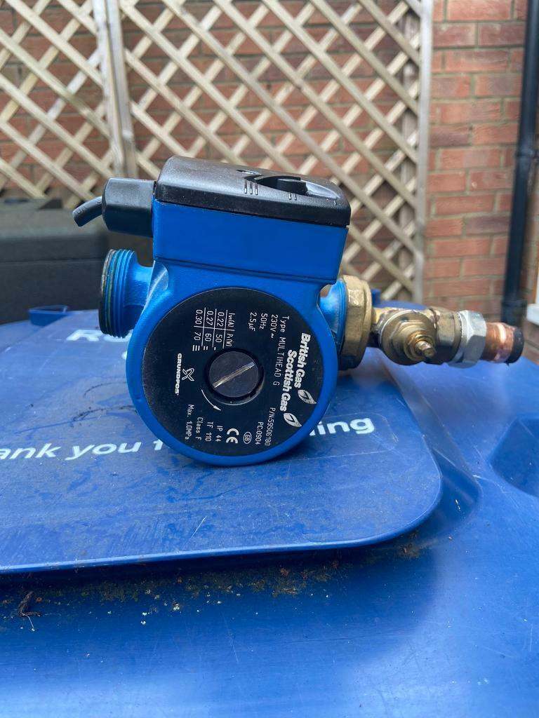 Grundfos British gas speed heating pump