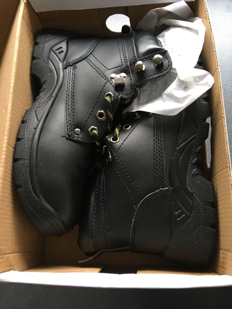 Black Safety / Work Boots - Size 5 - EUR 38