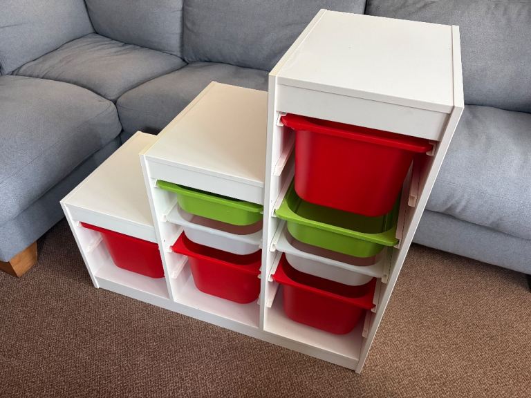 IKEA Trofast Stepped Storage Unit with Drawers