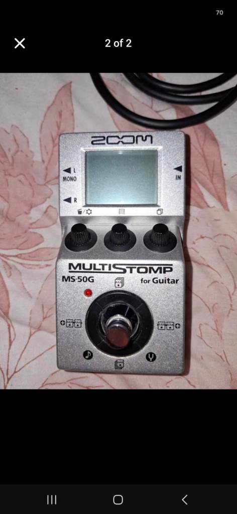 Zoom MS-50G MultiStomp Guitar Effects Pedal – Good Condition