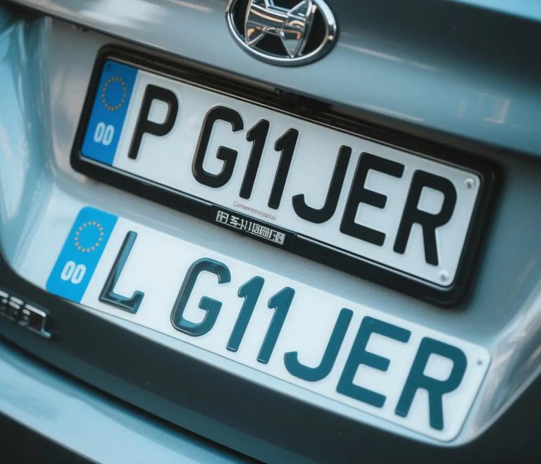Private number plate G11JER 
