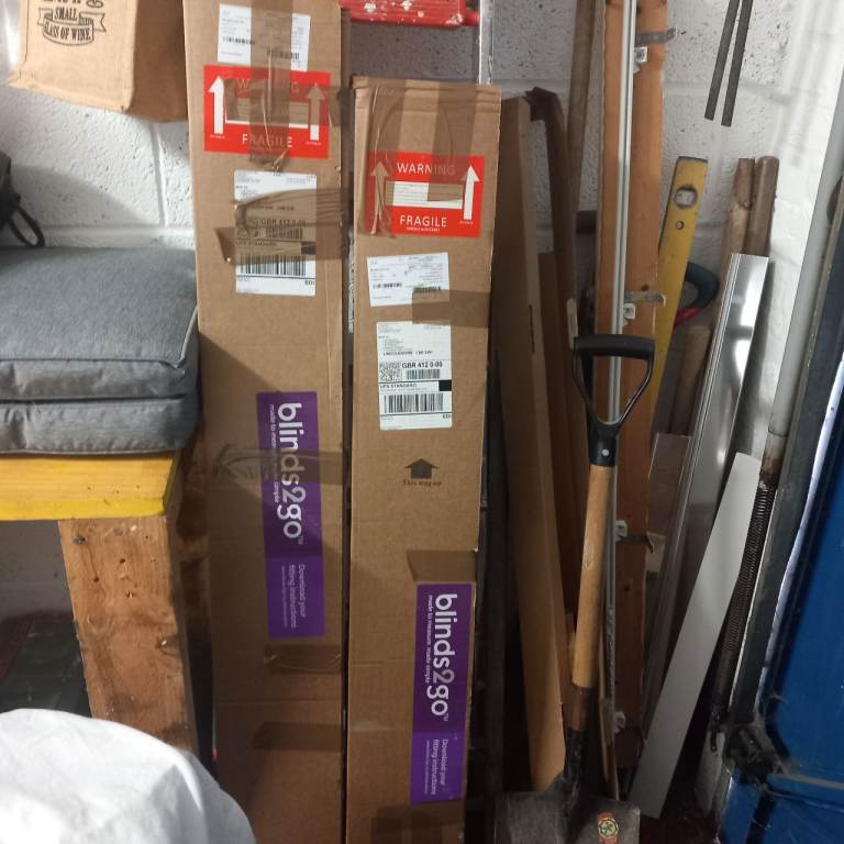 Unused window blinds