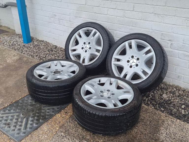 🌟Genuine Mercedes 17 inch alloy wheels 5x112 with MATCHING TYRES 
