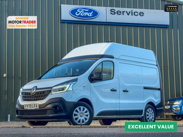 2021 Renault Trafic SWB L1H2 High Roof Business Plus 30 Air Con Sensors EURO 6 Panel Van Diesel M...