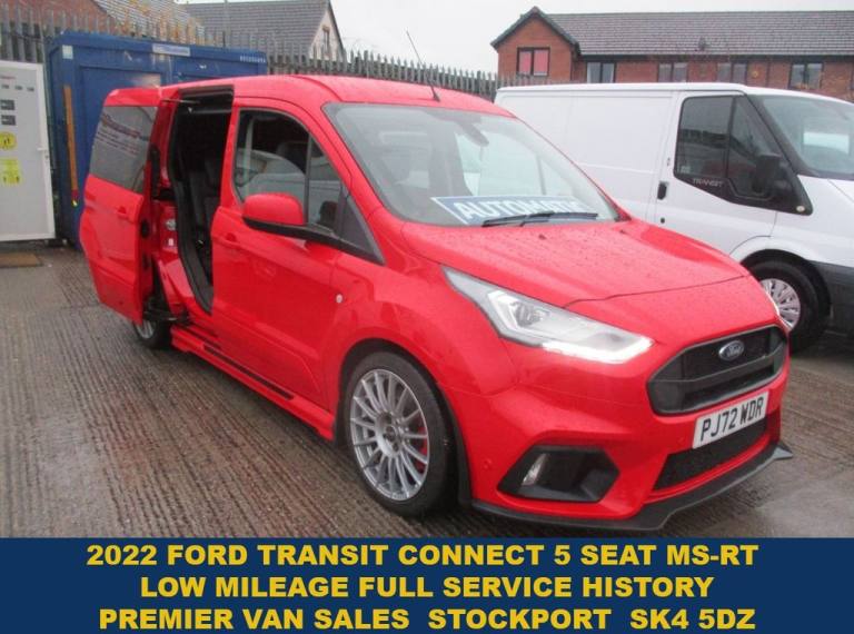 2022 72 FORD TRANSIT CONNECT 1.5 TDCI 240 ECOBLUE MSRT 5 SEAT CREW VAN AUTOMATIC