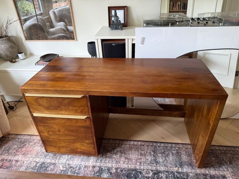 Made-com Solid Wood Office Desk