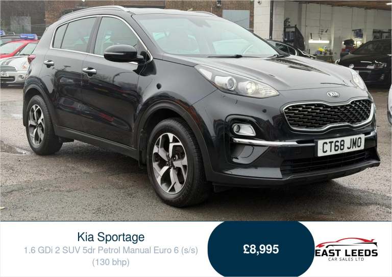 2019 Kia Sportage 1.6 GDi 2 SUV 5dr Petrol Manual Euro 6 (s/s) (130 bhp) SUV Petrol Manual